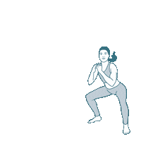 Jump Squat Sticker