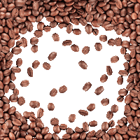RossettiCafe_GR coffee cappuccino latteart coffeebeans Sticker