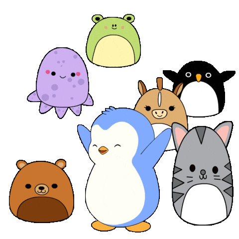 Happy Jump Sticker by Pudgy Penguins