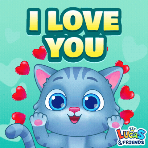 I Love You Very Much GIF by Lucas and Friends by RV AppStudios
