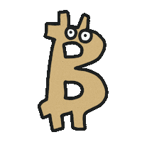 Bitcoin Cryptocurrency Sticker by Luis Ricardo