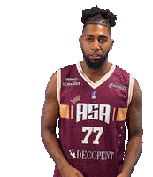 Basketball Getting Ready Sticker by Alliance Sport Alsace