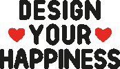 Logo Text Sticker by Design Your Happiness