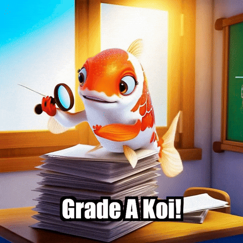 Koi Fish Education GIF by TheConfishius