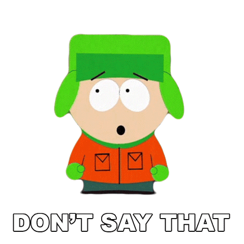 Do Not Say That Kyle Broflovski Sticker by South Park