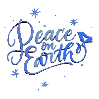 Makewells christmas peace dove peace on earth Sticker