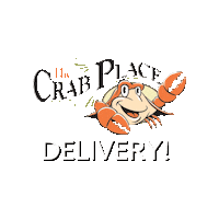 Delivery Order Sticker by The Crab Place