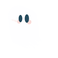 Halloween Ghost Sticker by Tate + Zoey