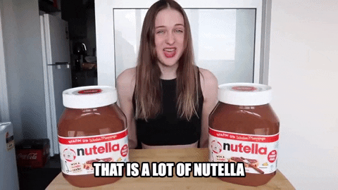 Nutella Food Challenge GIF by Storyful