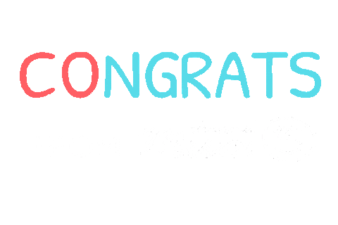Congrats Sticker by Channel Mum
