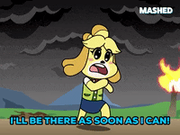 Animal Crossing Running GIF by Mashed