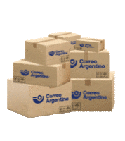 correoargentino caja envio cajas correo Sticker