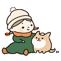 Winter Fall Sticker