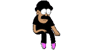 Sad Loner Sticker by deladeso