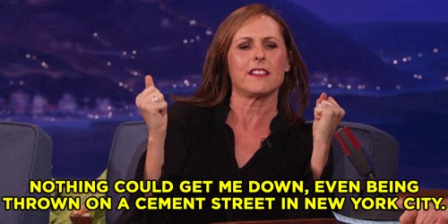 molly shannon nobody can bring me down GIF by Team Coco