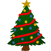 Christmas Tree Love Sticker