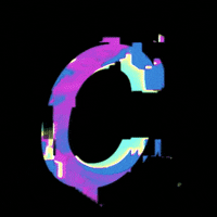Glitch Alphabet GIF