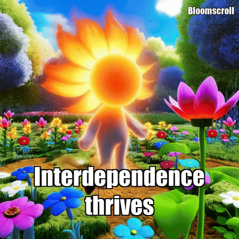 Harmony Symbiosis GIF by Bloomscroll