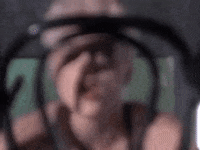 true blue madonna GIF