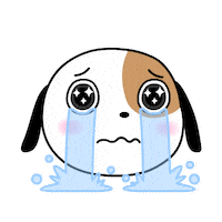 Sad Puppy Sticker