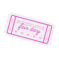 ShopBuddyLove heart pink girly carnival Sticker