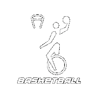 Basketball Unicycle Sticker