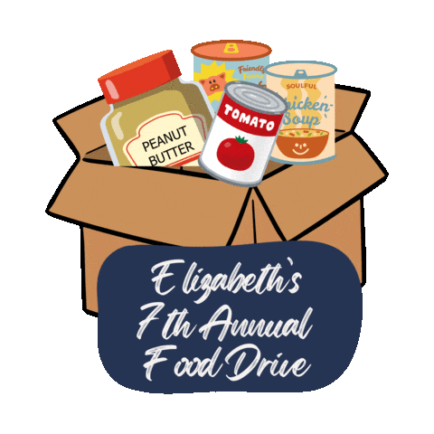 elizabethdavidsonrealestate giphyupload elizabeth davidson realtor elizabeth davidson elizabeth davidson food drive Sticker