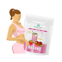 PUREHEALTH healthy wellness shake body Sticker