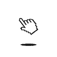 Hand Cursor Sticker