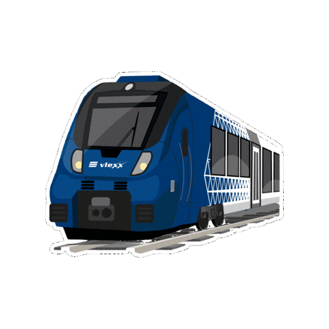 vlexx train blau reisen mainz Sticker