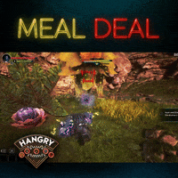 HANGRYGAME game lunch rpg hotdog GIF