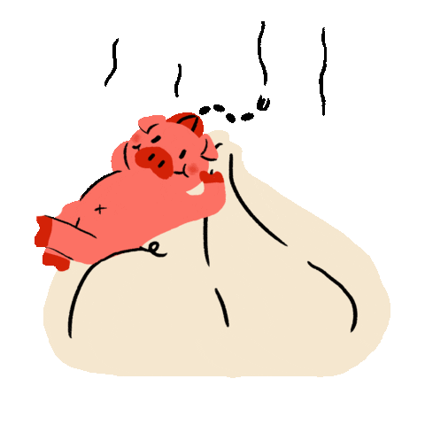 new year pig Sticker by Serious Studio