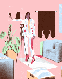 animation girl GIF by richard a chance
