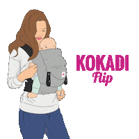 Mom Babywearing Sticker by KOKADI