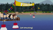 race shouting GIF by South Park 