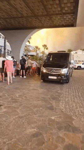 Tourists Flee Rhodes Hotels as Wildfire Burns