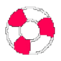 Pixel Summer Sticker