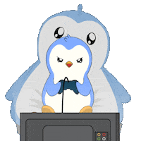Playing Game Time Sticker by Pudgy Penguins