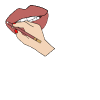 Makeup Lips Sticker by Rebecca Stella