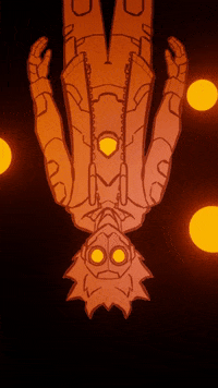 Atzon space floating GIF