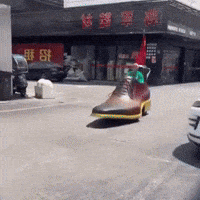 Angry Shoe GIF