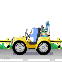 Driving New York Sticker by Pudgy Penguins