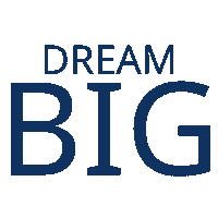 sarablaedelauthor dream dream big big dreams big dream Sticker