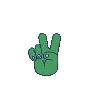 pbkiner luck good luck goodluck crossed fingers Sticker
