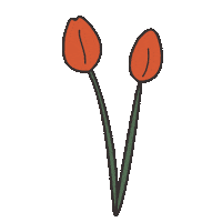 Flower Sticker by CarlijnQ