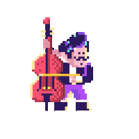 8-Bit Game Sticker by Odd Bleat