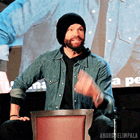 Jared Padalecki Shush GIF