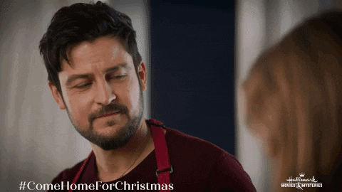Thinking Miracles Of Christmas GIF by Hallmark Mystery