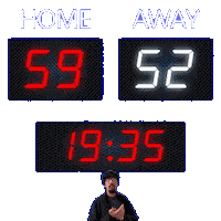 52 Away Sticker