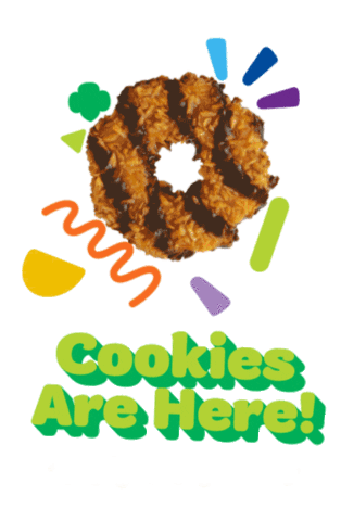 GirlScoutsWW girl scouts girl scout girl scout cookies samoas Sticker